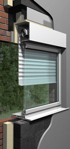 Built-in Security Shutters